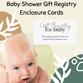 Gift Registry for baby, Baby Shower Invitation