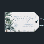 Gift Tag<br><div class="desc">Winter Wonderland Thank You Card
Check out the whole collection:
https://www.zazzle.com/collections/blue_winter_wonderland-119085268121021626</div>