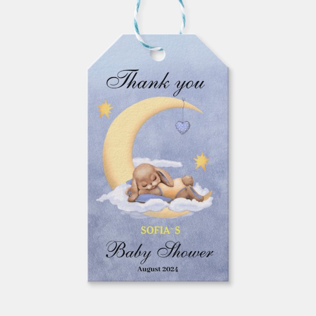 Gift Tag baby shower  (Front)
