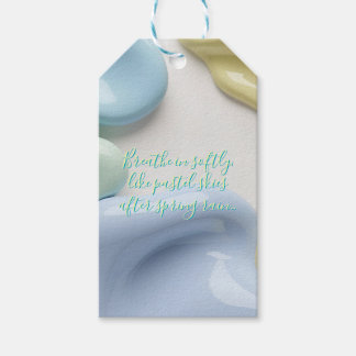 Gift tag in stylish abstract graphic