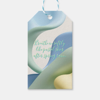Gift tag in stylish abstract graphic