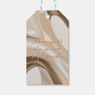 Gift tag in stylish abstract graphic