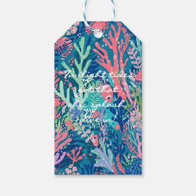 Gift tag in stylish graphic (Front)