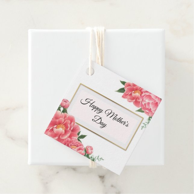 Gift Tag-Mother's Day Favour Tags (In Situ)