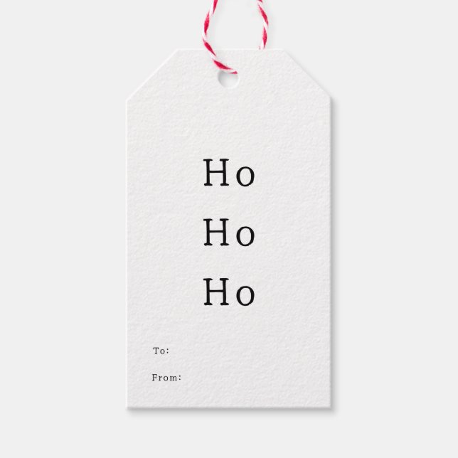 Gift Tag (Set of 10 pcs) - Christmas Quote (Front)