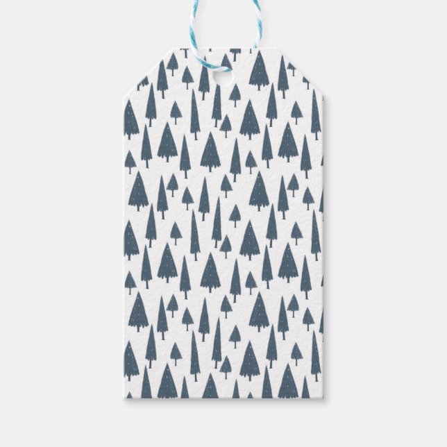 Gift Tag (Set of 10 pcs) - Winter Pattern (Front)