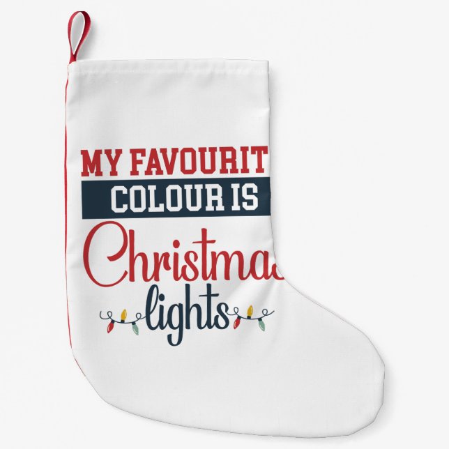 Gift Tag Small Christmas Stocking (Front)