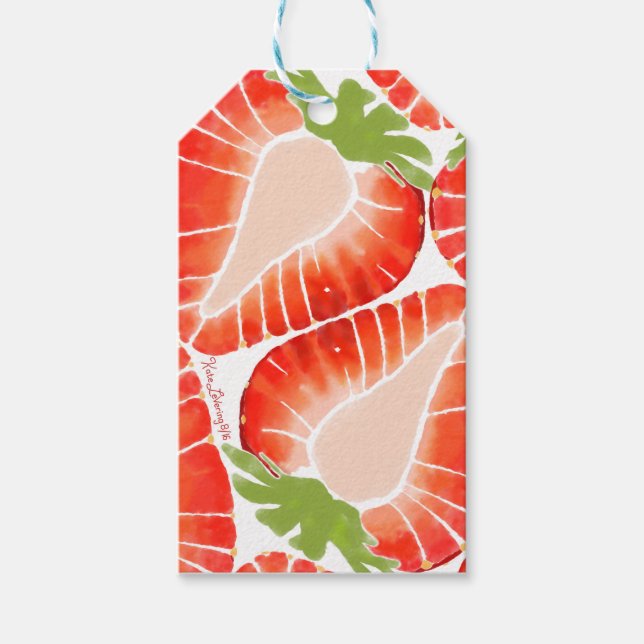 Gift Tag - Strawberry Secret (Front)