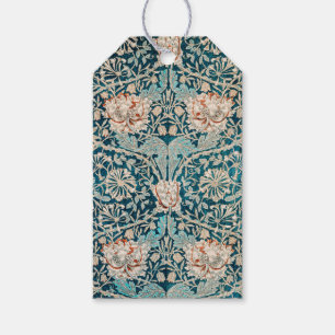 GIFT TAG : WILLIAM MORRIS : HONEYSUCKLE DESIGN