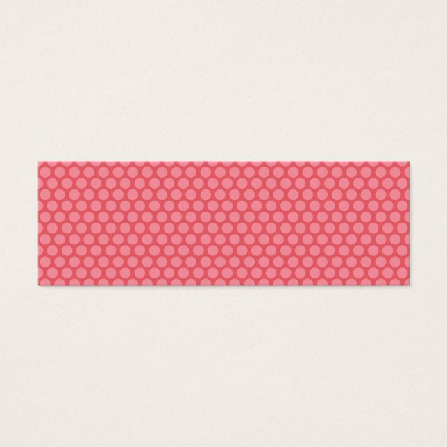 Gift Tag with pink polka dots (Front)