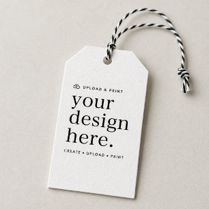 Gift Tag Your Design Upload Swing Favour Tags