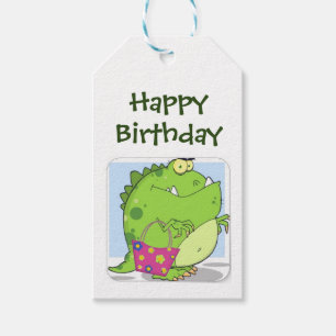 Gift Tags - Dino Happy