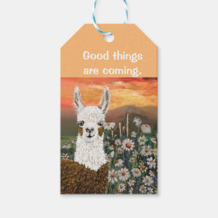 Gift Tags Good Things Are Coming Mama Llama