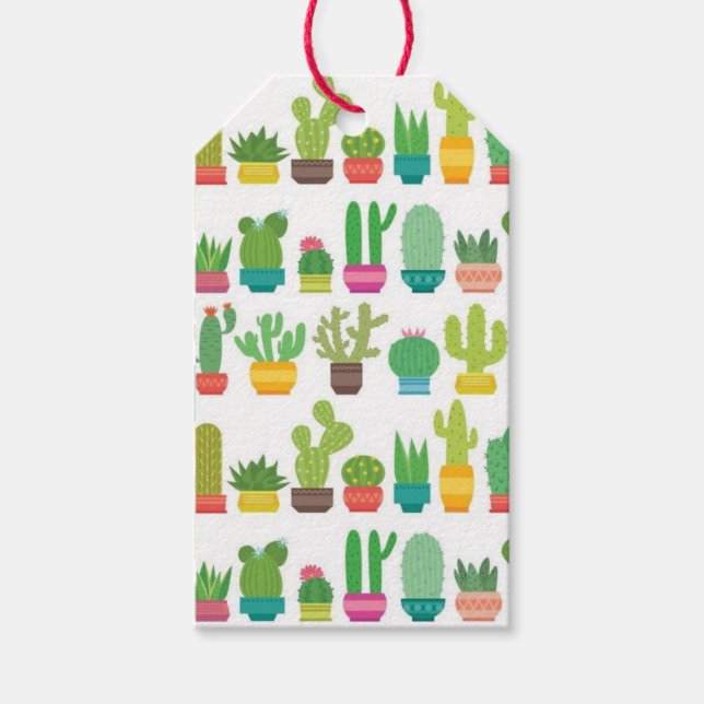 Gift Tags - Many Cactus (Front)
