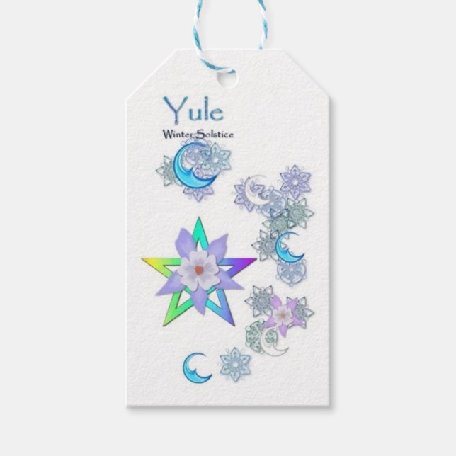 Gift Tags: Yule  Winter Solstice Tags (Front)