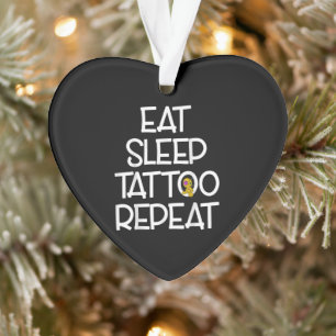 Gift Tattoo Artist Funny Saying Tattooed Ornament