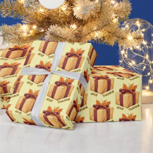 Gift Thanksgiving Wrapping Paper