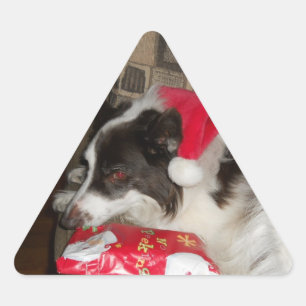 Gift time triangle sticker