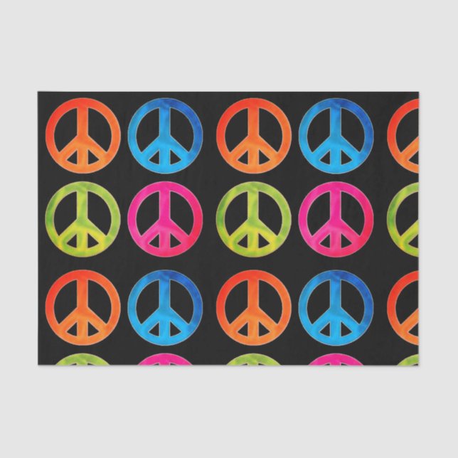 Gift Tissue Paper with Peace signs (Front)