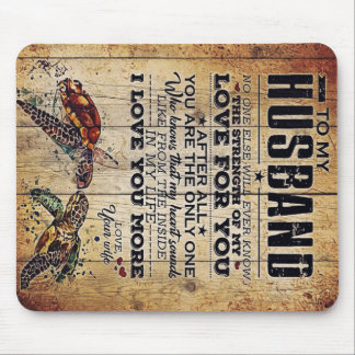 Gift To My Husband | Lovely Husband Letter | Mouse Pad