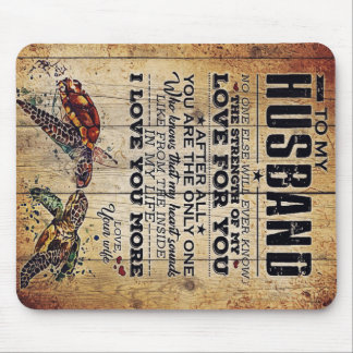 Gift To My Husband | Lovely Husband Letter | Mouse Pad