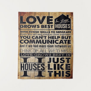 Gift To My Husband Personalised letter Tapestry