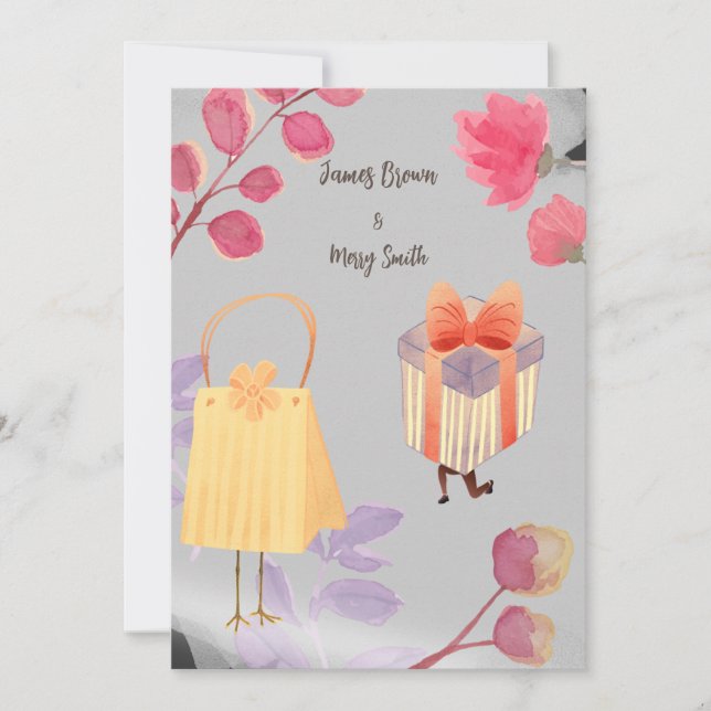 Gift Wedding  Invitation (Front)