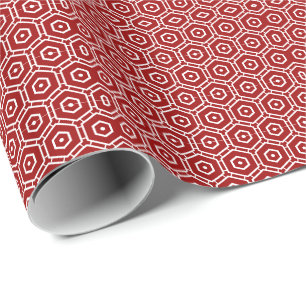 Gift Wrap - Hexagon Pattern