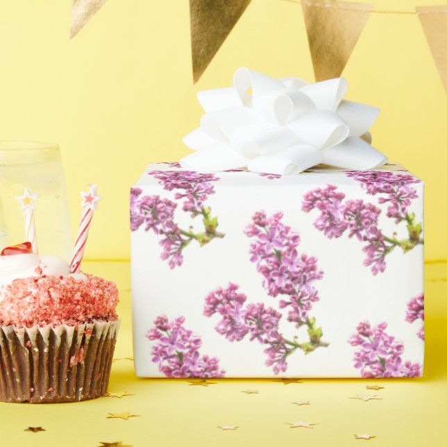 Gift Wrap - Lilac Blossoms (Birthday Party)