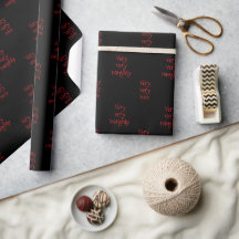 Gift Wrap - Naughty n Nice
