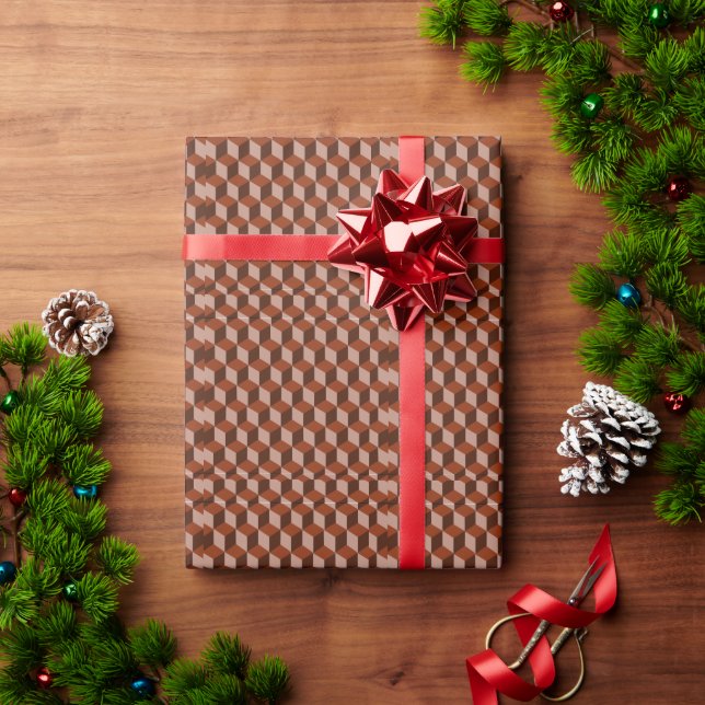 Gift Wrap - Three Dimensional Blocks (Holiday Gift)