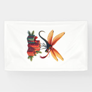 Gift-Wrapped Dragonfly Banner
