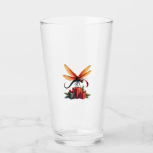Gift-Wrapped Dragonfly Glass