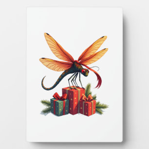 Gift-Wrapped Dragonfly Plaque