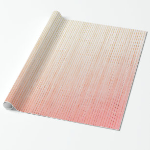 GIFT WRAPPING FADED RED STRIPES PAPER