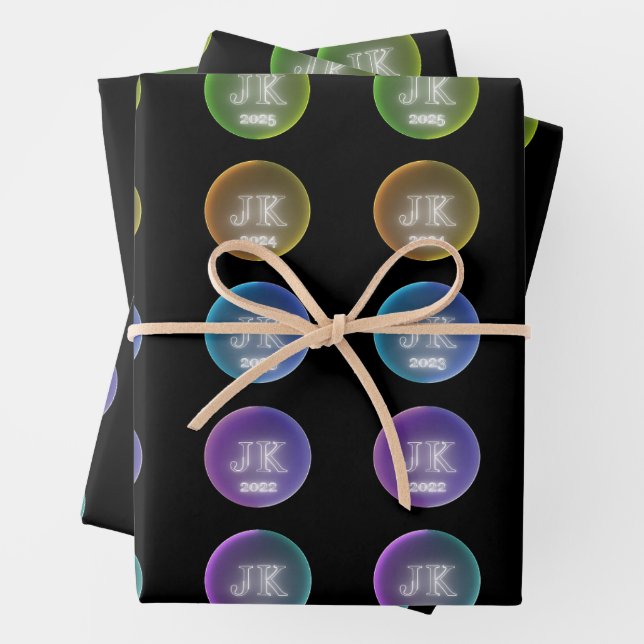 Gift Wrapping Five Years  Paper Sheet (In situ)
