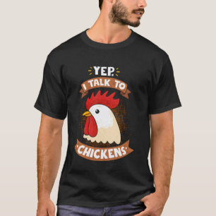 Gift Yep I Talk Chickens Shirt Cute Chicken Buffs