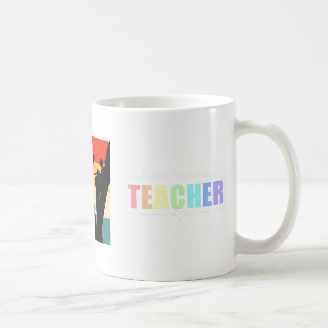 Gifted And Talented Teacher Cool Gifted Education  Coffee Mug (Right)