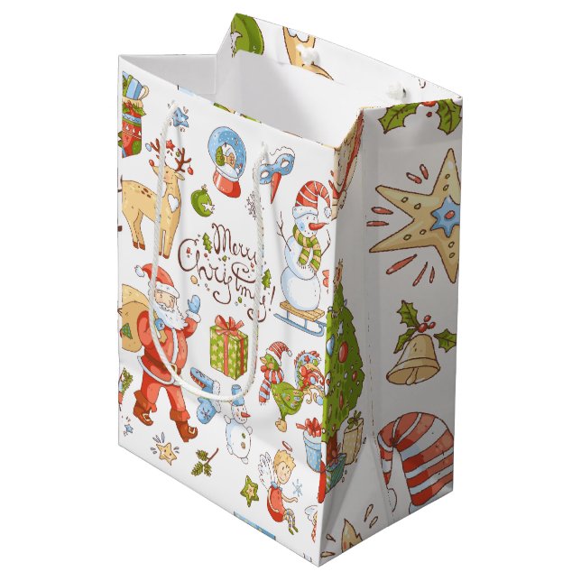 Gifted Colors 2 Medium Gift Bag (Front Angled)