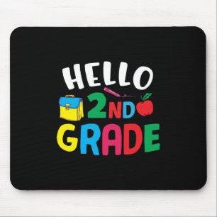 Gifts 2nd Teacher   Hello 2nd Grade Mouse Pad