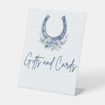Gifts and Cards Horseshoe Sign