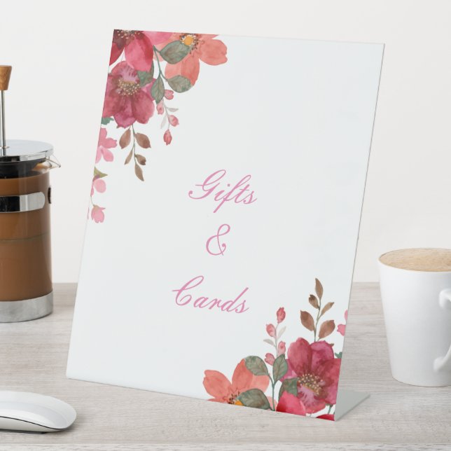 GIFTS AND CARDS WELCOME SIGN FOR BRIDAL SHOWER  (In SItu)