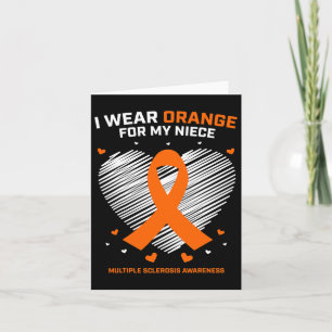 Gifts Apparel Clothing Niece Multiple Sclerosis Aw Card