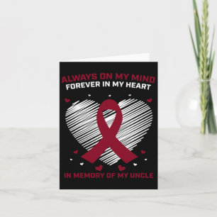 Gifts Blood Cancer Products Uncle Multiple Myeloma Card