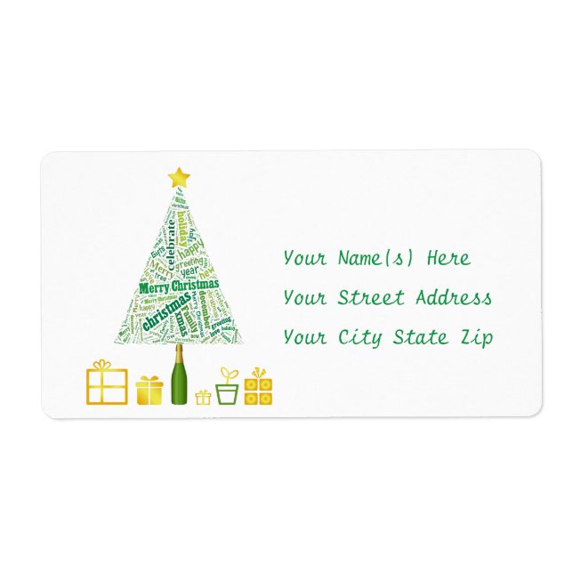 Gifts Christmas tree green (Front)