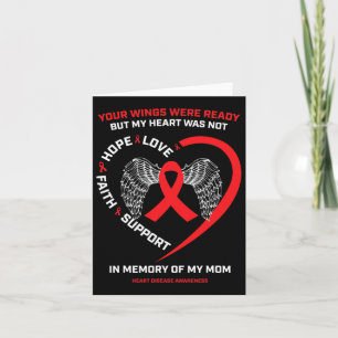 Gifts Clothing In Memory Of My Mum Heart Disease A Card