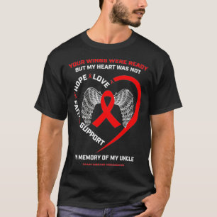 Gifts Clothing In Memory Of My Uncle Heart Disease T-Shirt