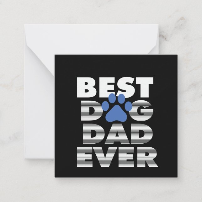 Gifts Dad | Best Dog Dad Ever Card (Front)