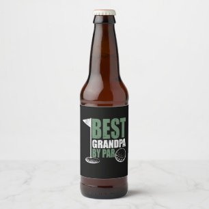 Gifts Dad Best Grandpa By Far Beer Bottle Label