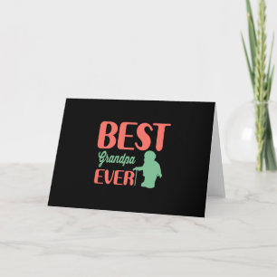 Gifts Dad Best Grandpa Ever Holiday Card